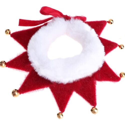 Collier De Noël Pour Animaux De Compagnie (Taille Xl, 8 Cloches) Écharpe Réglable Collier Pour Chien Et Chat Accessoires Vestimentaires Pour Chiens, Chats, Chiots, Chatons