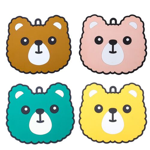 4 Pièces De Coussin De Dessin Animé Créatif En Silicone Pour La Cuisson Des Aliments
