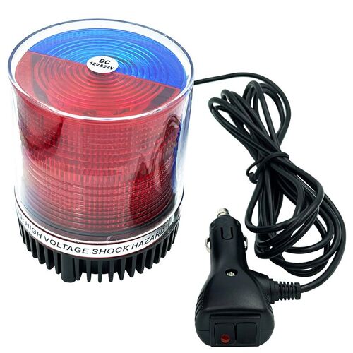Lumière Stroboscopique Clignotante De Voiture 12 W, Alarme Sonore Et Lumineuse Clignotante, Lumière D'avertissement De Signal 12 V/24 V, Plafond Magnétique