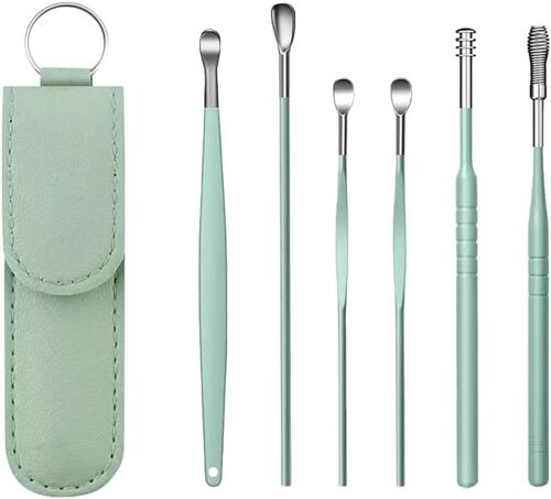 Ensemble De Cure-Oreilles En Acier Inoxydable, Cure-Oreilles Portable 