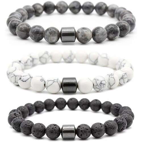 Bracelet Magnétique Anti-Tabac Pour Calculs Biliaires Noirs, Élégant Et Polyvalent, Bracelet Anti-Anxiété Pour Homme Et Femme, Cadeau Santé
