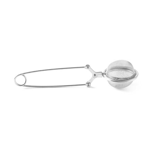 Infuseur à thé, infuseur à thé pour thé en vrac, acier inoxydable, argent, longueur totale 16 cm