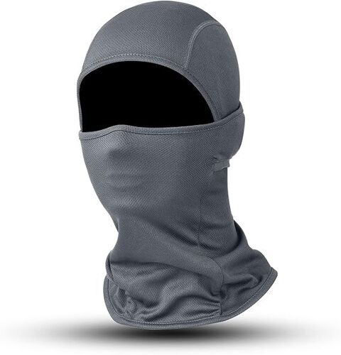 (Gris) De La Cagoule, Cagoule Moto Pour Les Hommes Et Les Femmes, Élastique Cagoule Avec Collier, Convient Pour Le Cyclisme, Les Sports, Le Ski, Le Snowboard, La Randonnée, Doux, Confortable, Respirant Et Coupe-Vent Portable Cagoule