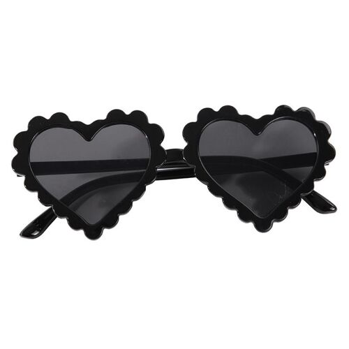 Lunettes De Soleil En Forme De Coeur Pour Enfants Et Filles, Anti-Uv, Style Vintage, Pour Fête Prénatale