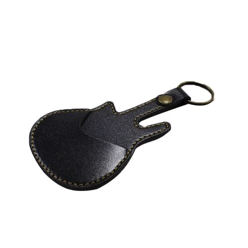 Sac De Médiators De Guitare Pratique En Pu, Pochette Portable Pour Guitare Ple