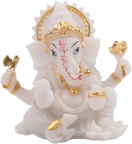 Décoratif Animal Sculpture, Statue D'Éléphant Thaïlandais, Décor À La Maison, Statue D'Éléphant, Éléphant Thaïlandais Décoratif Figurine, Fait Main, Table À Manger, Une Voiture Blanche Porte-Bougie