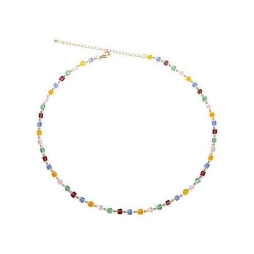 Collier En Cristal De Couleur Femme Haut De Gamme Charme Sensible Clavicule