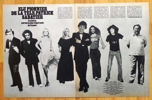 Paris Match N°1650 - Coupure De Presse, Patrick Sabatier, Sheilla, Vartan, Sardou, Clerc Et Autres