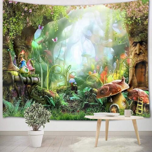 Chambre d'enfant Conte de fées Forêt Tapisserie Salon Dortoir