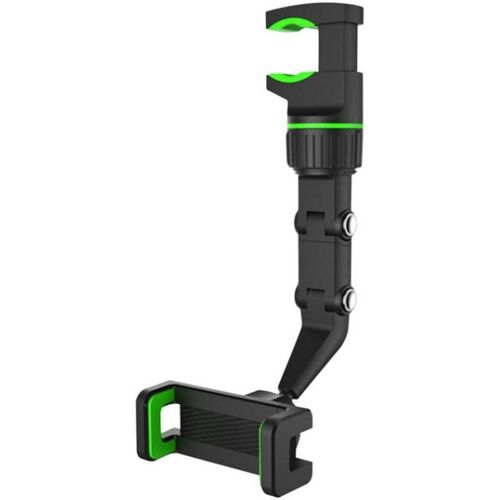 Nouveau Support De Téléphone Portable Multifonction De Voiture De Rétroviseur À 360 ° Et Support Gps Support De Téléphone Portable De Voiture Rotatif Universel, Support De Téléphone Portable (Vert)