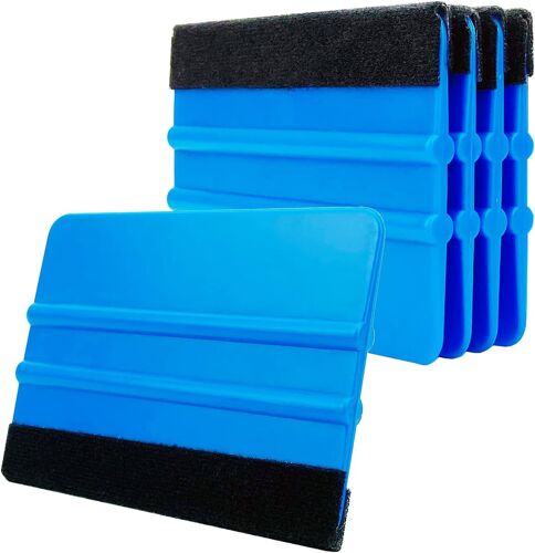 Pack De 5 Vinyle Autocollant Application Des Bavettes, Feutre Pointe Raclettes, Fenêtre De La Voiture, Les Grattoirs, Pour L'installation De Papier Peint, Stickers Vinyle Et De Signes Graphiques