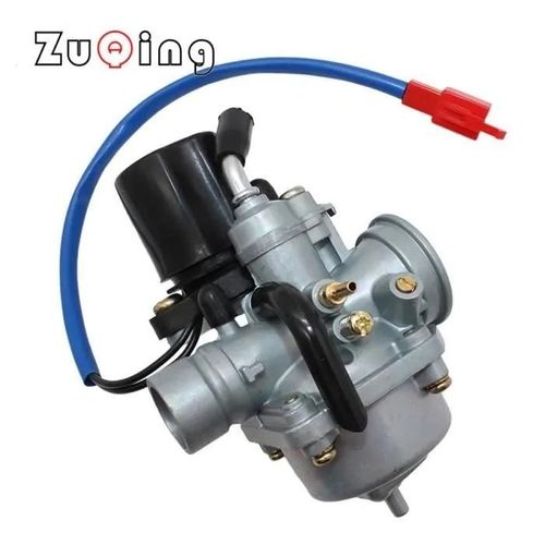 Carburateur Pz19 19mm Avec Starter Électrique, Pour Yamaha 2 Temps 50cc 70cc 90cc Jog Atv Scooter Quad Go-Kart