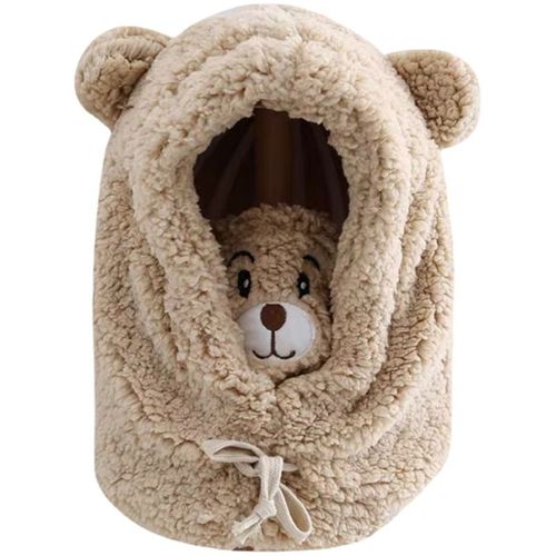 Masque D'ours Mignon, Foulard, Bonnet D'oreille, Cyclisme D'hiver Au Chaud