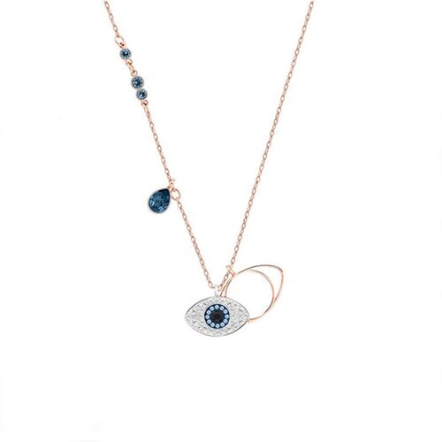 Collier ?il De Démon, Symbole De La Chaîne De Clavicule De L'?il De Cristal Féminin
