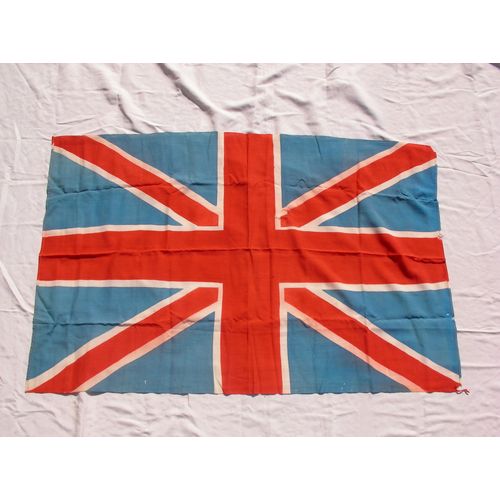 Ww2/Postwar Drapeau Anglais Union Jack 113 Cm Sur 73 Cm