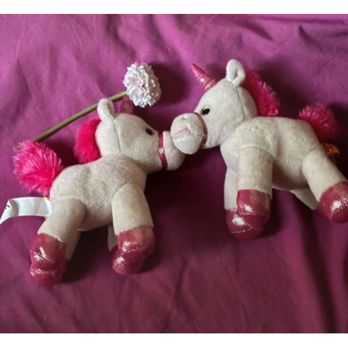 Lot peluche licorne 