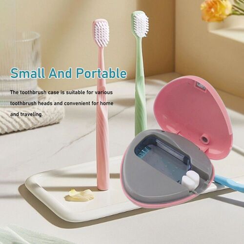 (Rose)Désinfec Tant Pour Brosse À Dents Porte Nettoyant Pour Brosse À Dents Ob