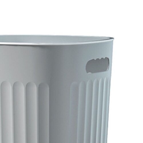 (Moyen)Poubell E Grande Capacité Rayures Verticales Poignée Portable Ob