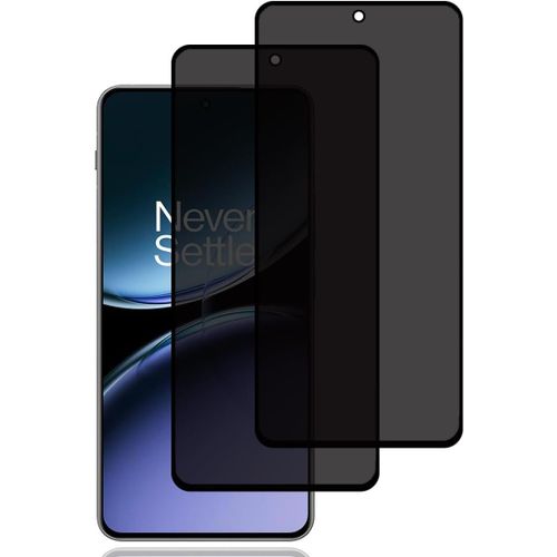 CAUC-Verre Trempé Anti-Espion pour OnePlus Nord 4 5G [2 Pièces], Protection D'écran Anti-Espion, Protecteur D'écran Confidentialité, 9H Dureté, Anti-Rayures, Privacy Protecteur Écran pour OnePlus Nor
