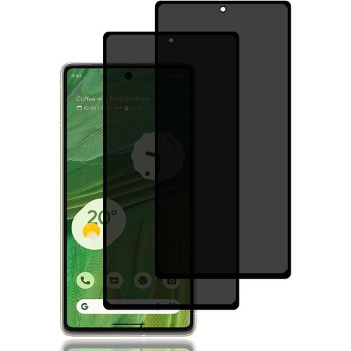 Protecteur D'écran Vie Privée Pour Google Pixel 7 (2 Pièces) - Verre Trempé Anti-Espion 9h, Anti-Rayures, Anti-Traces De Doigts, Revêtement Oléophobe, Installation Facile