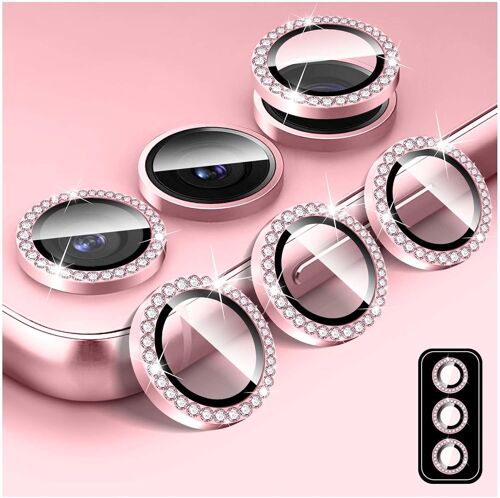 SJZG-Protecteur D'Objectif D'Appareil Photo Diamant Pour Samsung Galaxy S25, Protecteur De Couvercle De Caméra En Verre Trempé, Anneau Métallique En Aluminium Individuel Bling