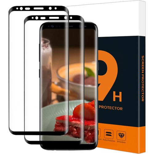 Verre Trempé Pour Samsung Galaxy S8, 3d Plein Écran Vitre Protection, Haute Sensibilité Tactile, Dureté 9h, Incassable, Sans Bulles, Haute Définition Samsung S8 Protection Écran-2 [Car785233]