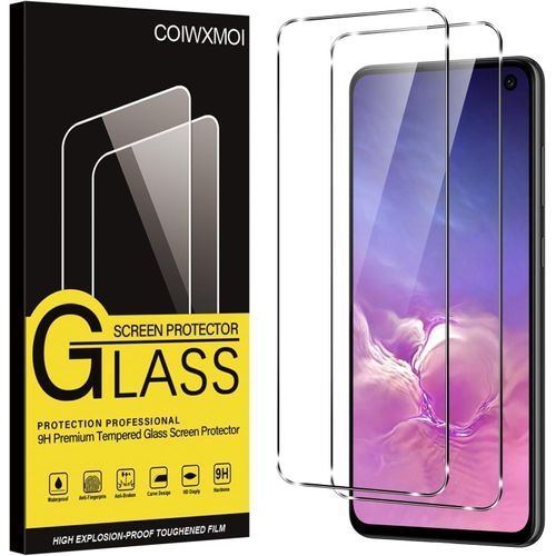 KAL-Verre Trempé Pour Samsung Galaxy S10E [2 Pièces], Film Vitre De Protection Écran Dureté 9H Anti Rayures Avec Haute Transparent Sans Bulless Hd Haute Protecteur D'Écran Pour Samsung S10E