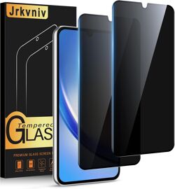 SJZG-Verre Trempé Pour Samsung Galaxy A34 5G Anti Espion,Anti Spy Dureté 9H Vitre Film Protection Écran Anti-Rayures Sans Bulles Privacy Confidentialité Transparent Hd Protecteur D'Écran,2 Pièces