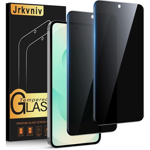 Khkui-Verre Trempé Pour Samsung Galaxy S25 Plus/S25+ 5g Anti Espion,Anti Spy Dureté 9h Vitre Film Protection Écran Anti-Rayures Sans Bulles Privacy Confidentialité Transparent Protecteur,2 Pièces