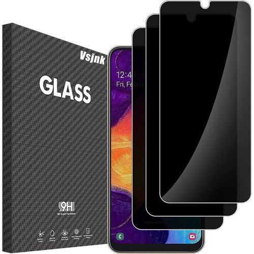 JGD-Verre trempé pour Samsung Galaxy A50/A30/A30s/M30S/M31 protector D'écran Anti-Espion, 3 Pièces Protection HD Vitre 9H Dureté Glass Anti-Rayures Compatible avec Galaxy A50