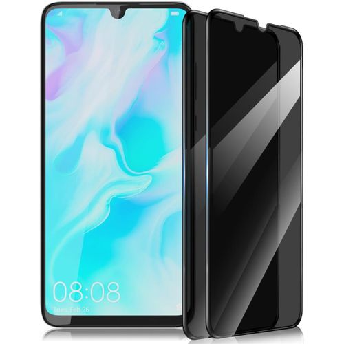Trahoo-Verre Trempé Anti Espion Pour Huawei P30 Protection D'écran 2 Pièces, Dureté 9h Glass Anti Rayures - Confidentialité Protection En Écran, Film Verre Protection Huawei P30