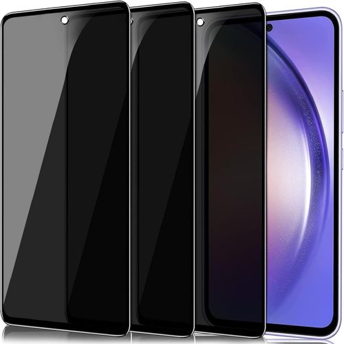 Sjzg-3 Pièces Protecteur D'écran Anti-Espion Pour Samsung Galaxy S23 Fe, Verre Trempé Protection Écran De Confidentialité Pour Samsung Galaxy S23 Fe, Non Compatible Avec D'empreintes