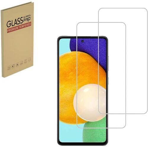 SJZG-Protection D'Écran Pour Samsung Galaxy A52 5G & 4G/A52S 5G, Verre Trempé, Dureté 9H, Sensibilité Tactile, Compatible Avec Les Coques