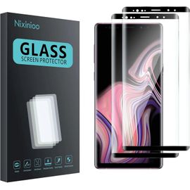 [2 Pièces] Verre Trempé Pour Samsung Galaxy Note 9, 9h Verre, 3d Anti-Rayures Films, Anti-Traces De Doigts Film En Verre Trempé, Hd Film De Protection D'écran Pour Galaxy Note 9