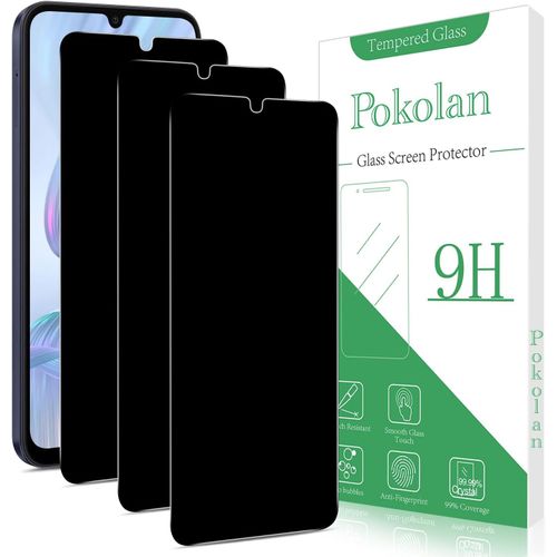 JGD-Lot de 3 Verre Trempé Anti Espion pour Samsung Galaxy A25 5G, Film Protection écran Confidentialité, Anti-Reflet, Anti-Empreinte, Dureté 9H, HD Vitre Protecteur