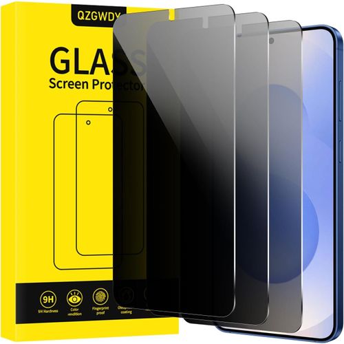 Verre Trempé Anti-Espion Pour Samsung Galaxy S25 Plus / S25+, Lot De 3 Film Protection Écran Vitre Protecteur Protege Sans Bulles, Dureté 9h, Facile À Installer[Z1193]