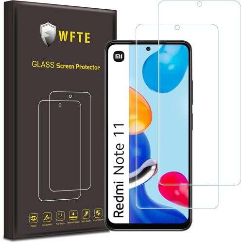 [Lot De 2 Verre Trempé Pour Xiaomi Redmi Note 11/11s, 0,26mm Film De Protection D'écran Avec Haute Transparence À 99%, Anti-Trace Protecteur Avec Dureté 9h Glass
