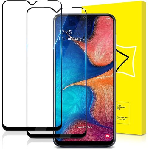 Lot De 2, Verre Trempé Pour Samsung Galaxy A20e/A10e [Couverture Complète] [Vitre Protecteur 9h Dureté] [Sans Bulles] [Anti-Rayures] Film Protection Écran