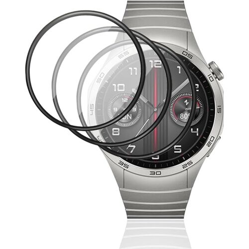 Cauc-3 Pièces Verre Trempé Pour Huawei Watch Gt 4 46mm Protection Écran, Huawei Watch Gt 4 46mm Vitre Protection De Anti Rayures, Couverture Complète Protection Écran Pour Huawei Watch Gt 4 46mm