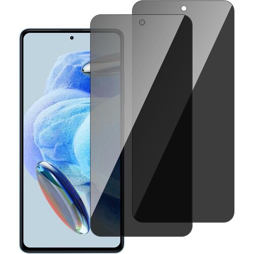 KALANKA-Verre Trempé Anti Espion pour Xiaomi Redmi Note 12 pro 4g/5g/ Note 12 pro+ 5g [2 Pièces] Ultra Résistant Film Protection écran, Dureté 9H, Anti-Rayures, Sans Bulles, HD Transparent