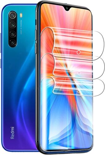 [2 Pcs] Films De Protection D'Écran En Hydrogel Pour Xiaomi Redmi Note 8 2021/Redmi Note 8 (6.3 Pouces), [Hd] Film De Protection En Transparent Tpu Souple [Pas De Verre Trempé][LOT6196651]