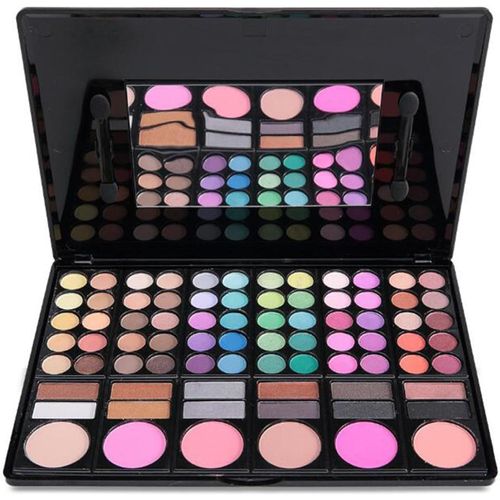 Rfcbc-Palette Fard À Paupière Maquillage Yeux, Kit Maquillage Femme 78 Couleurs, Palette De Maquillage Femme, Coffret Maquillage Avec Rouge À Lèvre, Pinceaux, Bâton Contour, Correcteur, Fard À Joues 