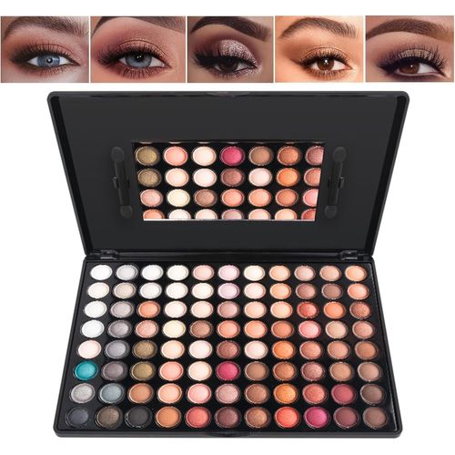 Rfcbc-Palette Fard À Paupière Maquillage Yeux, Kit Maquillage Femme 78 Couleurs, Palette De Maquillage Femme, Coffret Maquillage Avec Rouge À Lèvre, Pinceaux, Bâton Contour, Correcteur, Fard À Joues 