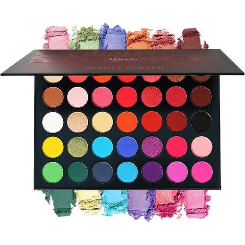 Rfcbc-35 Color Studio Palette De Fards À Paupières Palette De Maquillage, Nuances De Couleurs Parfaitement Combinables, Textures Mates, Lumineuses Et Chatoyantes, Pour Des Yeux Séduisants 