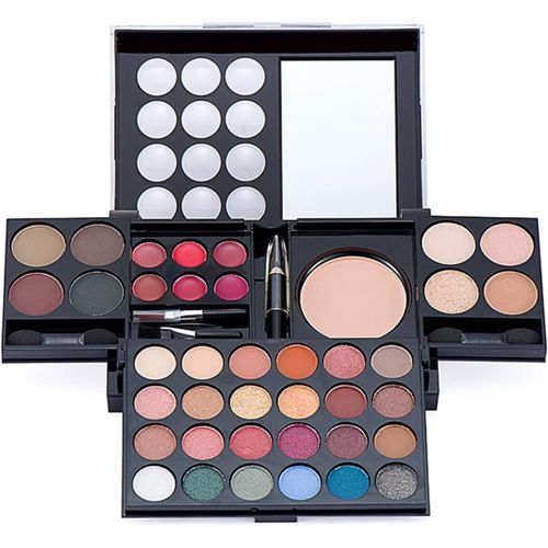 Rfcbc-Palette Fard À Paupière Maquillage Yeux, Kit Maquillage Femme, Palette De Maquillage Femme, Coffret Maquillage Avec Rouge À Lèvre, Pinceaux, Bâton Contour, Correcteur, Fard À Joues 