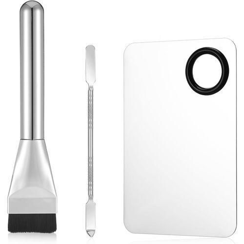 Rfcbc-Lot De 3 Spatules De Maquillage - Palette De Maquillage - Pinceaux De Maquillage - Ensemble D'accessoires De Maquillage Pour Le Fond De Teint - Pour Femmes Et Filles - Outils De Maquillage Pour 