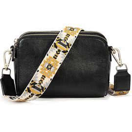 CAUC-Sac Banane Femme Homme Fanny Pack Ceinture Imperméable Nylon Mode Léger Sac de Taille Plat Chic avec 3 Poches zippées