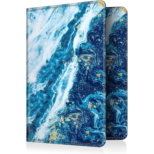 NSIECD-Porte-Passeport Housse - Voyage Protecteur Portefeuille Pochette Etui de Protection pour Passeport, Carte d'embarquement, Carte d'identit,