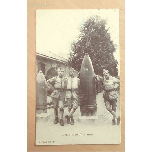 Carte Postale Ancienne Camp De Mailly - Arsenal