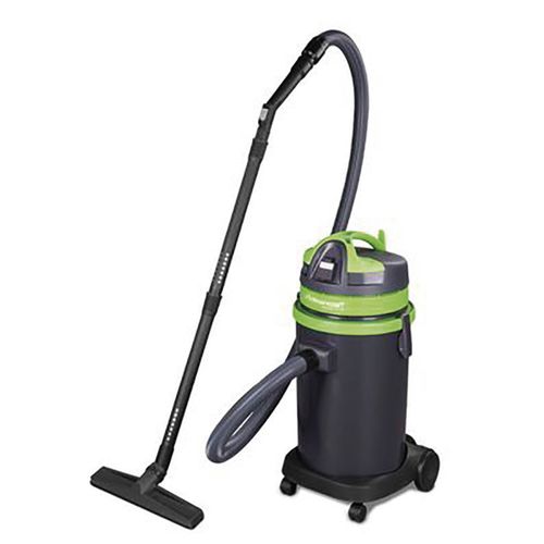 Aspirateur eau et poussière avec démarrage automatique - 37 litres cuve plastique - 1 moteur 1.3 kW 230 V - 72 dB(A) - Fabrication européenne Cleancraft WETCAT 137 R